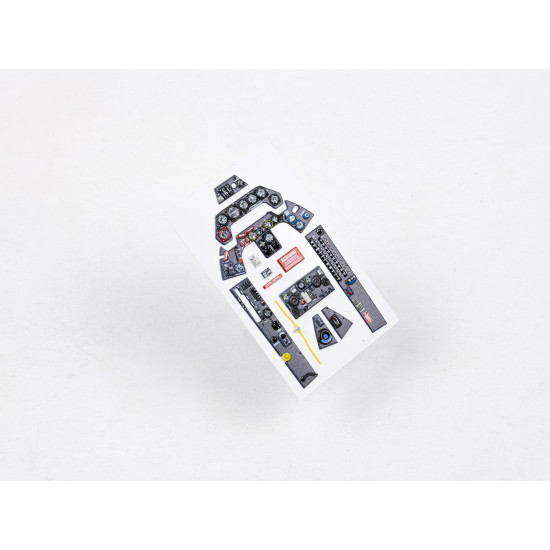 Red Fox Qs-32169 1/32 3d Instrument Panel Focke Wulf Ta 152h-0 For Sws