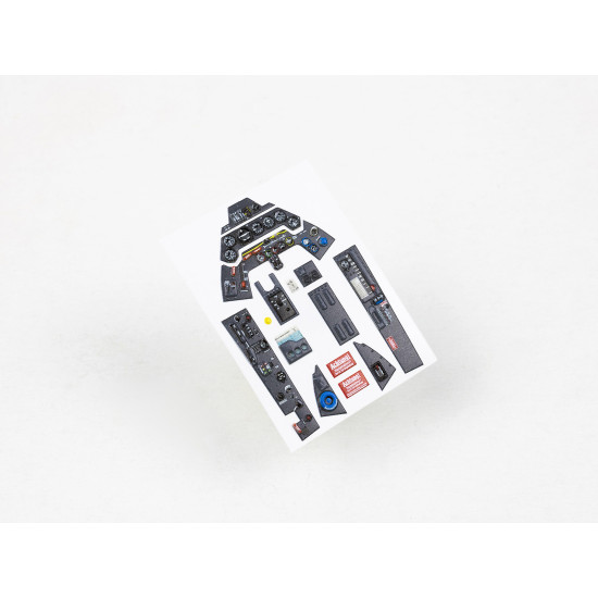 Red Fox Qs-32174 1/32 3d Decal Instrument Panel For Focke Wulf Fw 109d-9 For Hasegawa Revell Hobby 2000