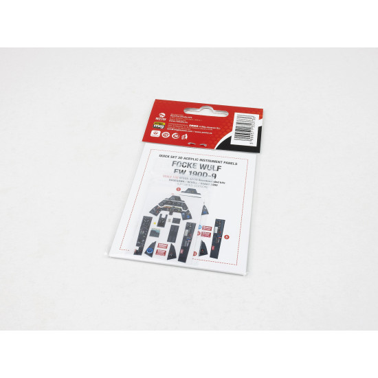 Red Fox Qs-32174 1/32 3d Decal Instrument Panel For Focke Wulf Fw 109d-9 For Hasegawa Revell Hobby 2000