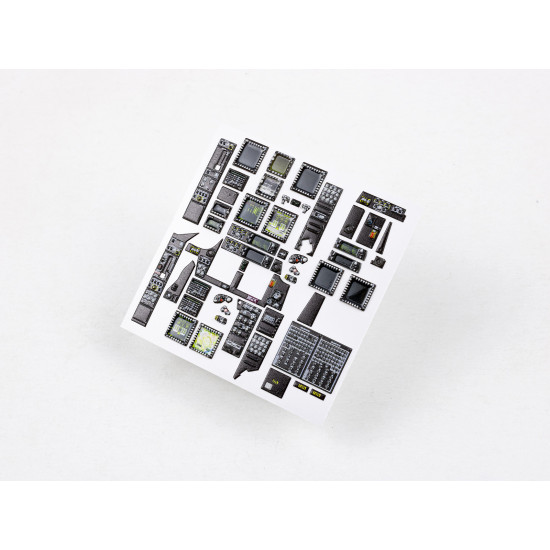 Red Fox Qs-35026 1/35 3d Instrument Panel Supermarine Spitfire Mk.viii Tamiya