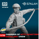 Spalah 13672 1/72 Figure Charger Of M777 Howitzer Model Kit