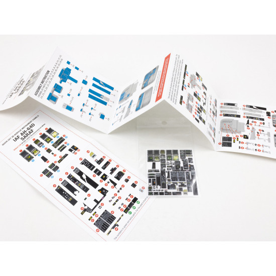 Red Fox Qs-35027 1/35 3d Decal Instrument Panel Ah-64d Saraf For Meng