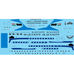 26decals 144-1105 1/144 Malev Delivery Tupolev Tu-134a Laser Decal