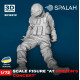 Spalah 15372 1/72 Figure At Kobzons Concert Model Kit
