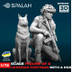 Spalah 19472 1/72 Figure Ukrainian Partisan With A Dog Resin Model Kit