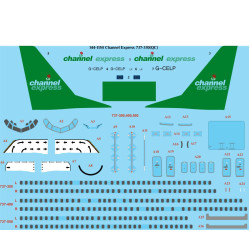 26decals 144-1154 1/144 Channel Express Boeing 737-300f Laser Decal