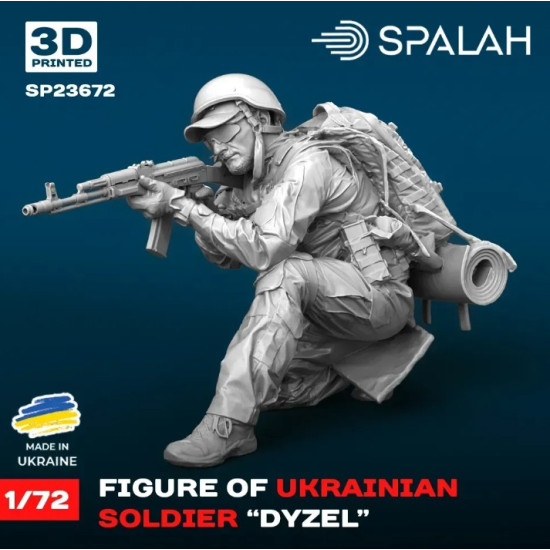 Spalah 23672 1/72 Figure Ukrainian Soldier Dyzel Resin Model Kit Spalah 23672 1/72 Figure Ukrainian Soldier Dyzel Resin Model Kit