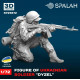 Spalah 23672 1/72 Figure Ukrainian Soldier Dyzel Resin Model Kit Spalah 23672 1/72 Figure Ukrainian Soldier Dyzel Resin Model Kit