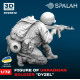 Spalah 23672 1/72 Figure Ukrainian Soldier Dyzel Resin Model Kit Spalah 23672 1/72 Figure Ukrainian Soldier Dyzel Resin Model Kit