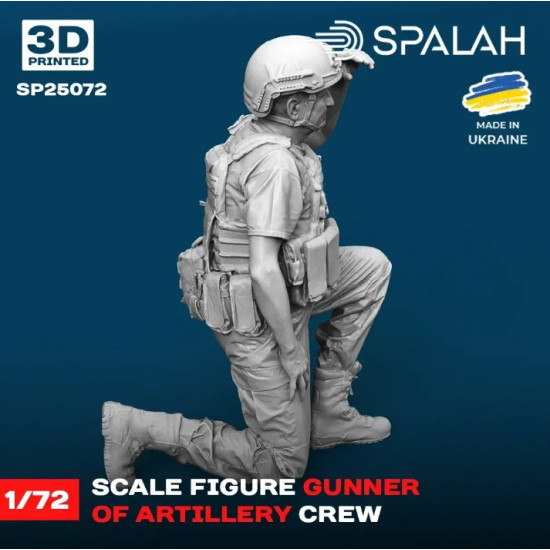 Spalah 25072 1/72 Figure Gunner Of Artillery Crew Resin Model Kit Spalah 25072 1/72 Figure Gunner Of Artillery Crew Resin Model Kit