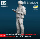 Spalah 25572 1/72 Figure Ukrainian Soldier With A Tablet Resin Model Kit Spalah 25572 1/72 Figure Ukrainian Soldier With A Tablet Resin Model Kit