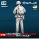 Spalah 25572 1/72 Figure Ukrainian Soldier With A Tablet Resin Model Kit Spalah 25572 1/72 Figure Ukrainian Soldier With A Tablet Resin Model Kit