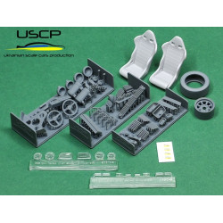 Uscp 24t073 1/24 Renault 5 Turbo Rally Detail-up Set
