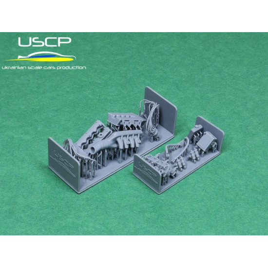 Uscp 24t078 1/24 Alfa Romeo Testa Stretta Engine Head Uscp 24t078 1/24 Alfa Romeo Testa Stretta Engine Head