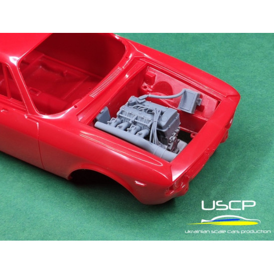 Uscp 24t078 1/24 Alfa Romeo Testa Stretta Engine Head Uscp 24t078 1/24 Alfa Romeo Testa Stretta Engine Head