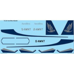26decals 72-221 1/72 Aerofilms Britten Norman Islander Laser Decal