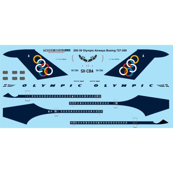26decals 200-30 1/200 Singapore Airlines Boeing 747-212 Laser Decal