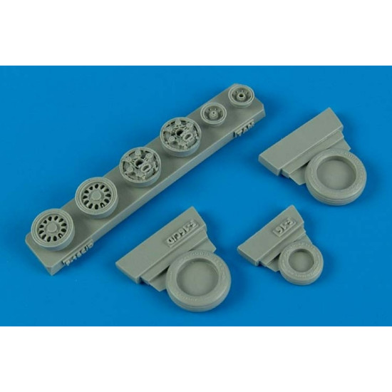 Wheelliant 148009 1/48 F-16c/Cj Block 50/52 Weighted Wheels For Kinetic, Tamiya