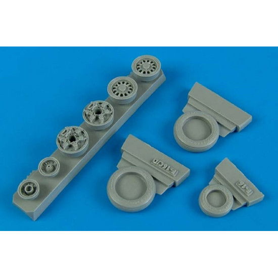 Wheelliant 148010 1/48 F-16c/Cj Block 40/50/60 Weighted Wheels For Hasegawa