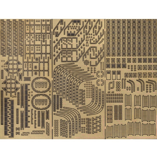 Orel385/1 1/200 Photo-etching For Paper Model Bouvet Orel385/1 1/200 Photo-etching For Paper Model Bouvet