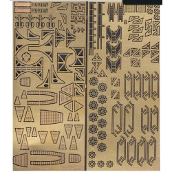 Orel386/1 1/200 Photo-etching For Paper Model Peresvet