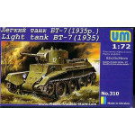 BT-7 Soviet Light Tank M.1935 Red Army WWII 1/72 UM 310