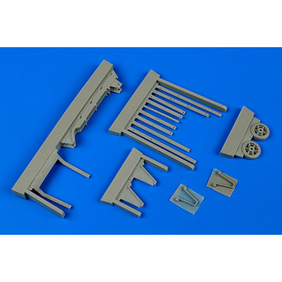 Aerobonus 320078 1/32 Warehouse Two Wheeled Hand Truck Resin Kit Aerobonus 320078 1/32 Warehouse Two Wheeled Hand Truck Resin Kit