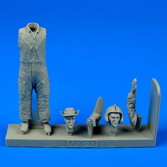 Aerobonus 320085 1/32 Us Army Helicopter Pilot Vietnam War 1960-1975 Resin Kit Aerobonus 320085 1/32 Us Army Helicopter Pilot Vietnam War 1960-1975 Resin Kit