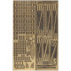 Orel388/1 1/200 Photo-etching For Paper Model Flat-bottomed Vessel Of The Boulogne Flotilla