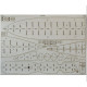 Orel385/2 1/200 Laser Cutting For Paper Model Bouvet