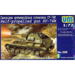 SU-76M Soviet Self-Propelled Gun ZIS-3 WWII 1/72 UM 308