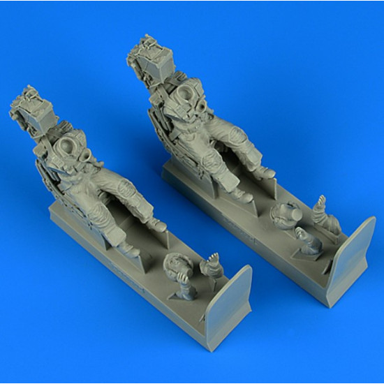 Aerobonus 320110 1/32 Us Navy Pilot And Operator With Ej Seats For F-14a/B Tomcat Trumpeter And Tamiya Aerobonus 320110 1/32 Us Navy Pilot And Operator With Ej Seats For F-14a/B Tomcat Trumpeter And Tamiya