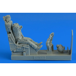 Aerobonus 320138 1/32 Modern German Luftwaffe Fighter Pilot With Ej. Seat For F-104g/S M.b. Gq-7a Ej. Seat