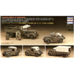 Type 95 Small Sedan Kurogane 4WD Model 3 & Isuzu TX40 1/48 Hasegawa 36501