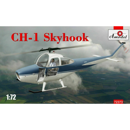 Amodel 72373 1/72 Cessna Ch-1 Skyhook Helicopter Plastic Model Kit Amodel 72373 1/72 Cessna Ch-1 Skyhook Helicopter Plastic Model Kit