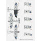 Techmod 48035 1/48 British National Insignias - Supermarine Spitfire Wet Decal