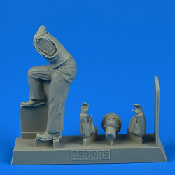 Aerobonus 350006 1/35 Kriegsmarine Wwii Sailor For German Schnellboats, German Human Torpedoes, German Midget And Coastal Submarines