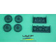 Uscp 24p172t 1/24 15 Inch Aston Martin Db5 Wire Wheels / Rubber Tires Revell Uscp 24p172t 1/24 15 Inch Aston Martin Db5 Wire Wheels / Rubber Tires Revell