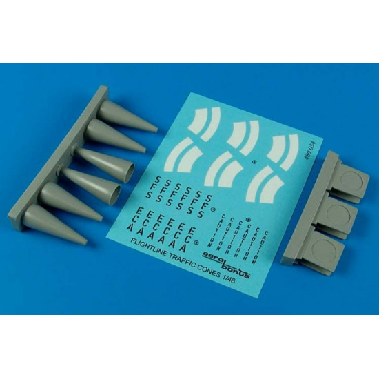 Aerobonus 480054 1/48 Aircraft Warning Cones Dummy Resin Kit
