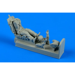 Aerobonus 480071 1/48 Fighter Pilot With Ej Seat For Mig-21 Pfm/Mf/Smt/Bis, Mig-23 M/Mf/Ml