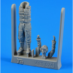 Aerobonus 480074 1/48 German Luftwaffe Pilot Wwii With Life Jacket Resin Kit Aerobonus 480074 1/48 German Luftwaffe Pilot Wwii With Life Jacket Resin Kit