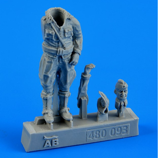 Aerobonus 480093 1/48 German Luftwaffe Pilot Wwii Resin Kit