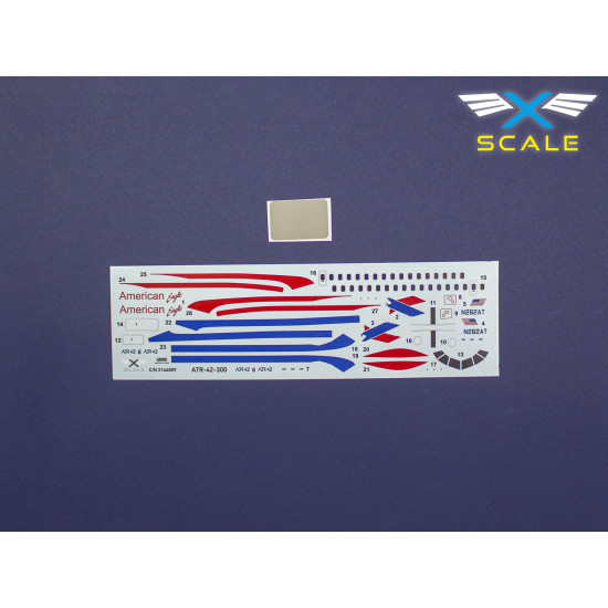 X-scale 144009 1/144 Atr-42-300 American Eagle Turboprop Regional Airliner X-scale 144009 1/144 Atr-42-300 American Eagle Turboprop Regional Airliner