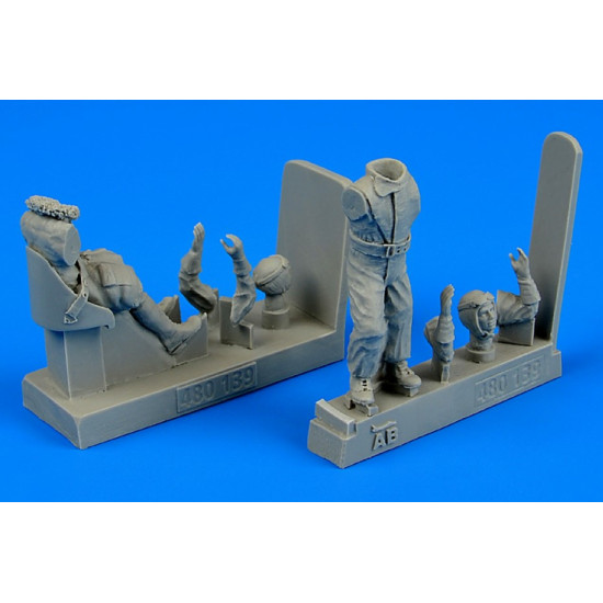 Aerobonus 480139 1/48 German And Austro-hungarian Aircraft Crew Wwi Resin Kit Aerobonus 480139 1/48 German And Austro-hungarian Aircraft Crew Wwi Resin Kit