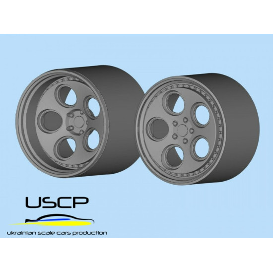 Uscp 24p098 1/24 20 Inch Rotiform Dia Resin Wheels