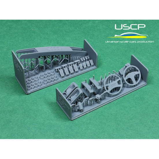 Uscp 24t077 1/24 Audi Quattro Coupe Facelift For Tamiya Conversion Set