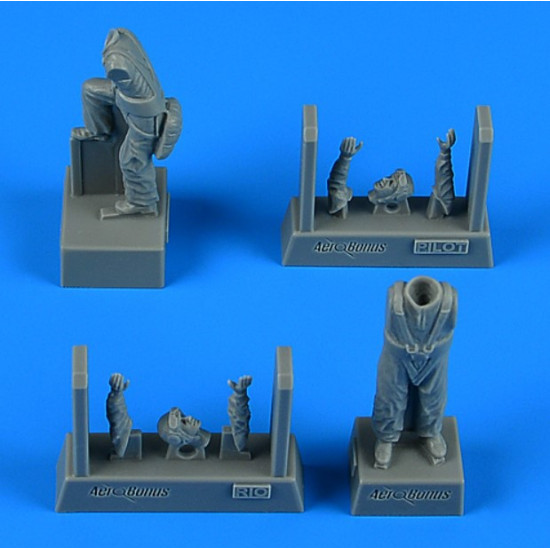 Aerobonus 480239 1/48 German Wwii Pilot And Radioman For Fokker G-1 Resin Kit Aerobonus 480239 1/48 German Wwii Pilot And Radioman For Fokker G-1 Resin Kit