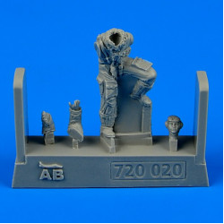 Aerobonus 720020 1/72 German Luftwaffe Pilot Wwii For Bf 109 Late Version