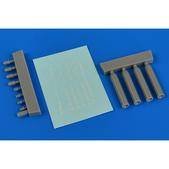 Aerobonus 720029 1/72 Compressed Gas Bottles Carbon Dioxide Aerobonus 720029 1/72 Compressed Gas Bottles Carbon Dioxide