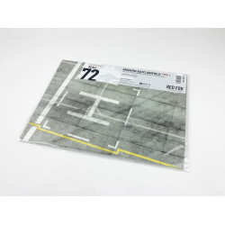 Red Fox Db-72001 1/72 3d Diorama Base Modern Nato Airfield Type 1 300x230mm
